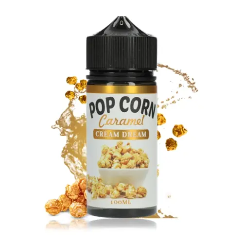 cream dream pop corn caramel freebase 100ml