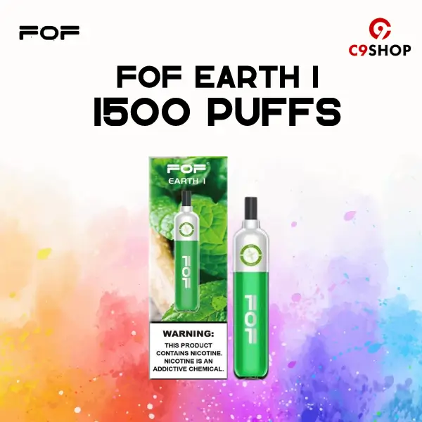 fof earth 1 1500 puffs mint