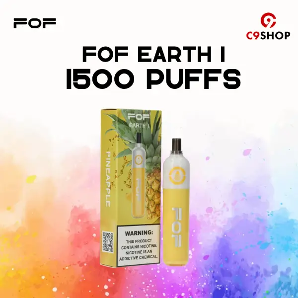 fof earth 1 1500 puffs pineapple