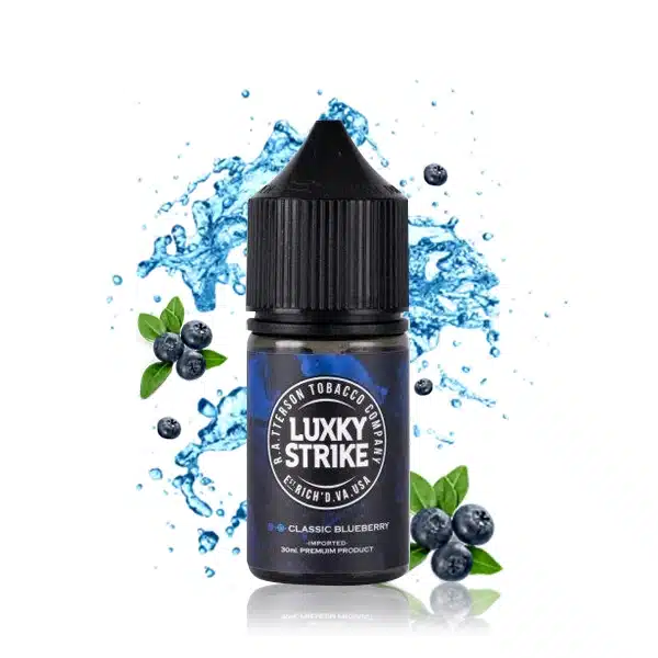 luxky strike classic blueberry saltnic 30ml