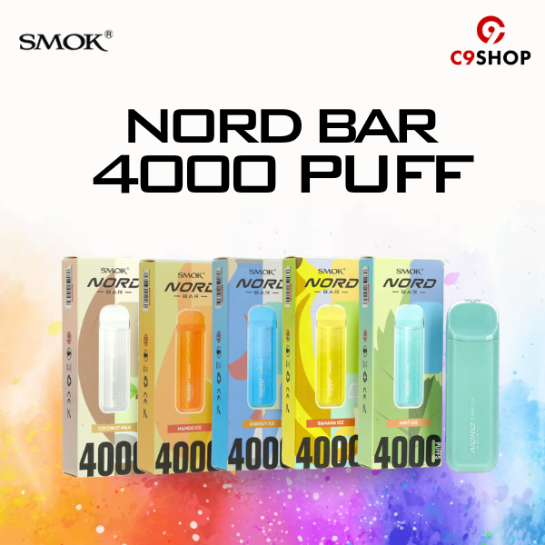 smok nord bar 4000 puffs