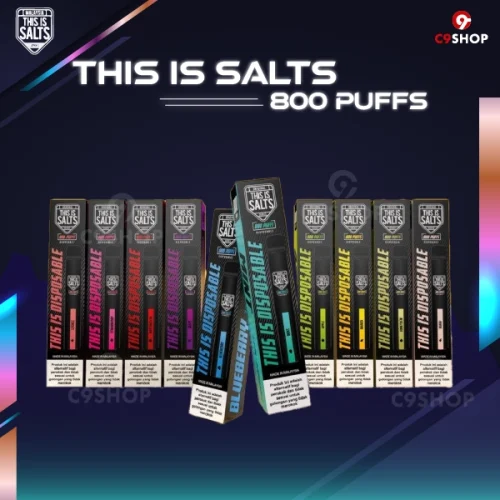 this is salts disposable pod 800 puffs