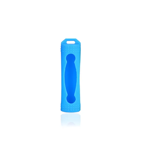 single battery silicone case-blue