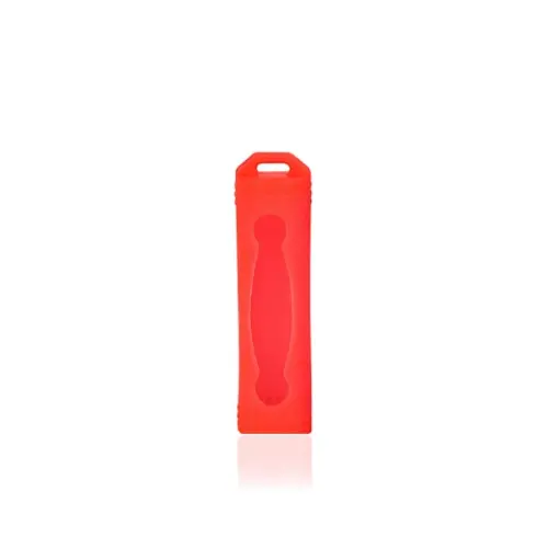 single battery silicone case-red