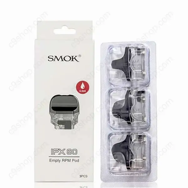 SMOK IPX 80 Replacement Empty Pod Cartridge 5.5ml