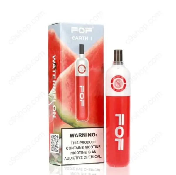 fof earth 1 disposable pod 1500puffswatermelon