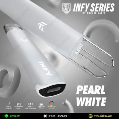 infy pod device pearl white