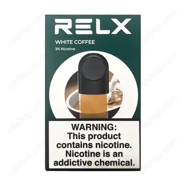 relx infinity pod white coffee