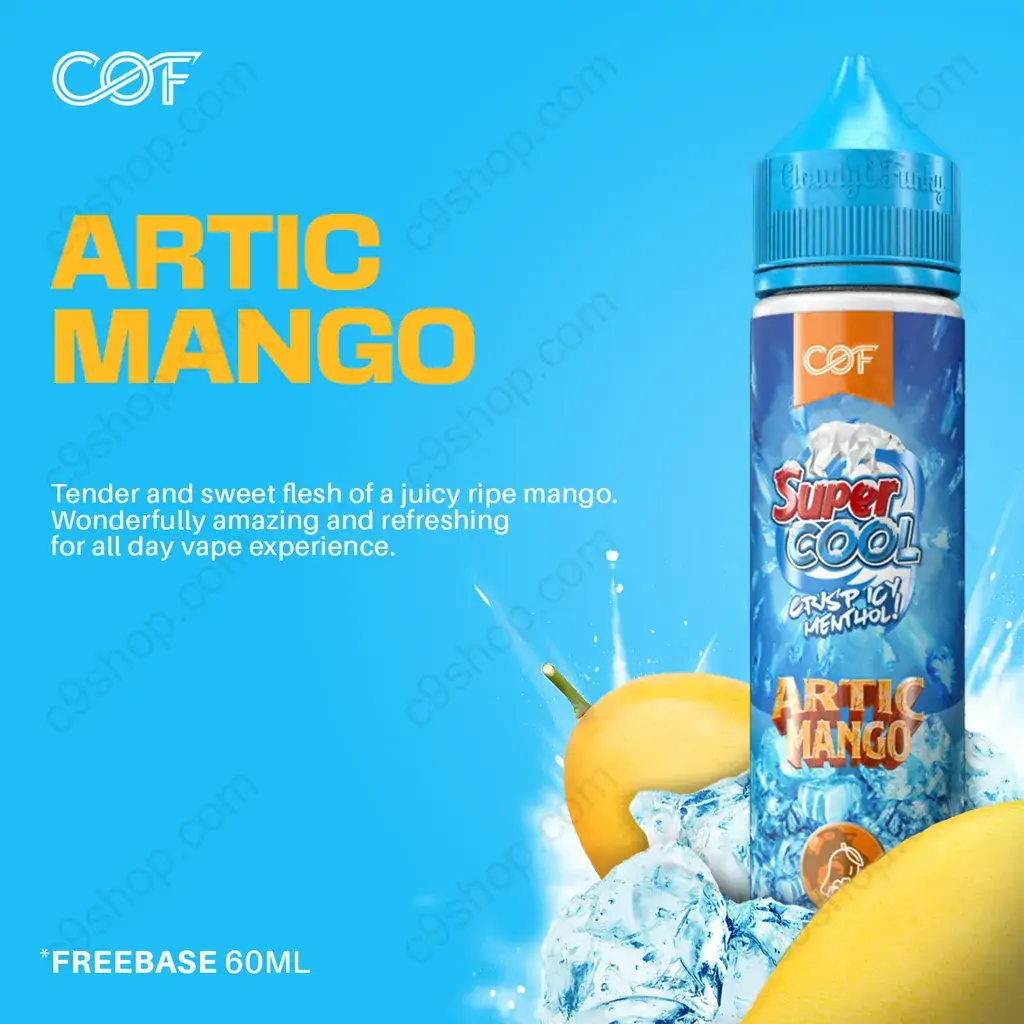 super cool freebase 60ml artic mango