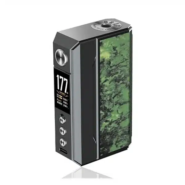 voopoo drag 4 box mod 177w metal and forest green