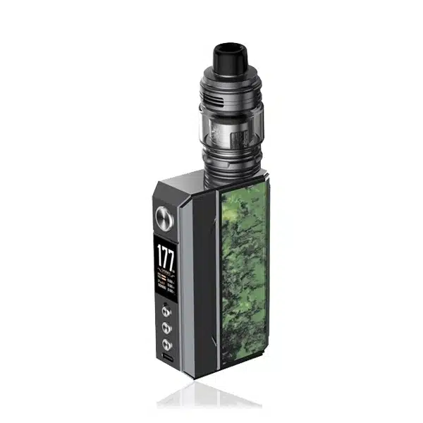 voopoo drag 4 mod kit 177w gunmetal and forest green