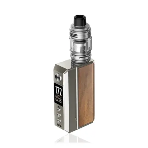 voopoo drag 4 mod kit 177w pale gold and walnut