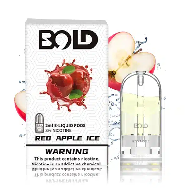 bold infinite pod red apple ice