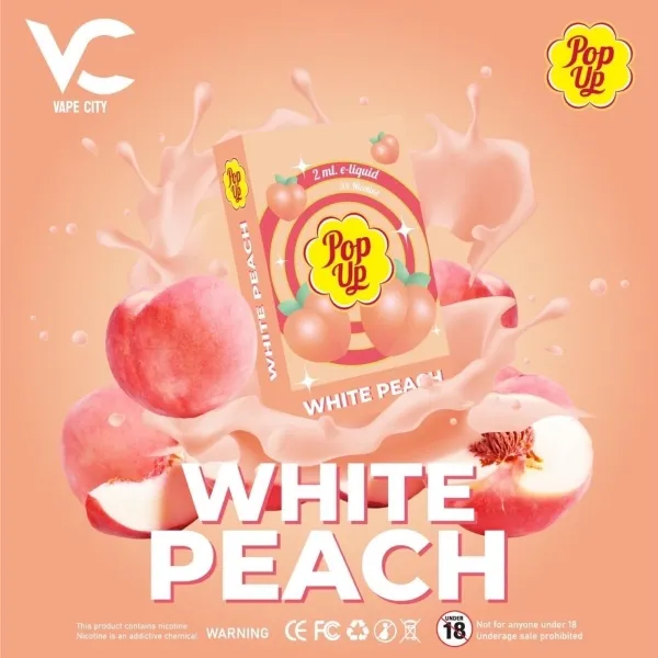 pop up หัวพอต กลิ่น white peach