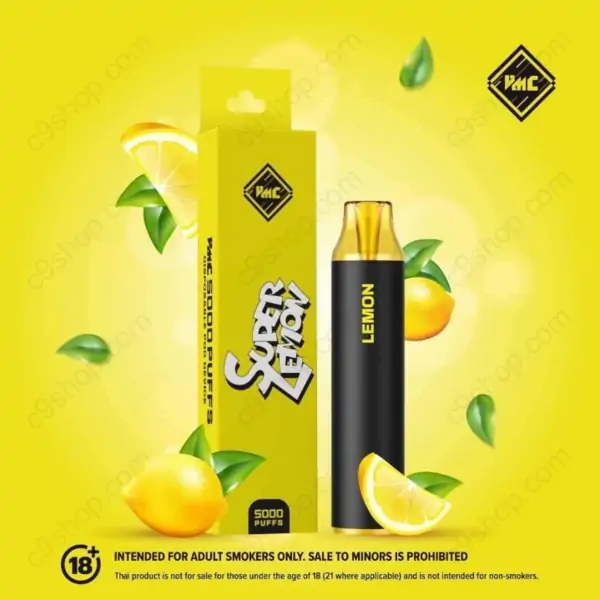 vmc disposable 5000 puffs lemon