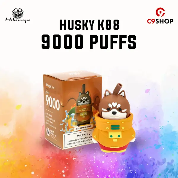 husky k88 9000 puffs mango ice