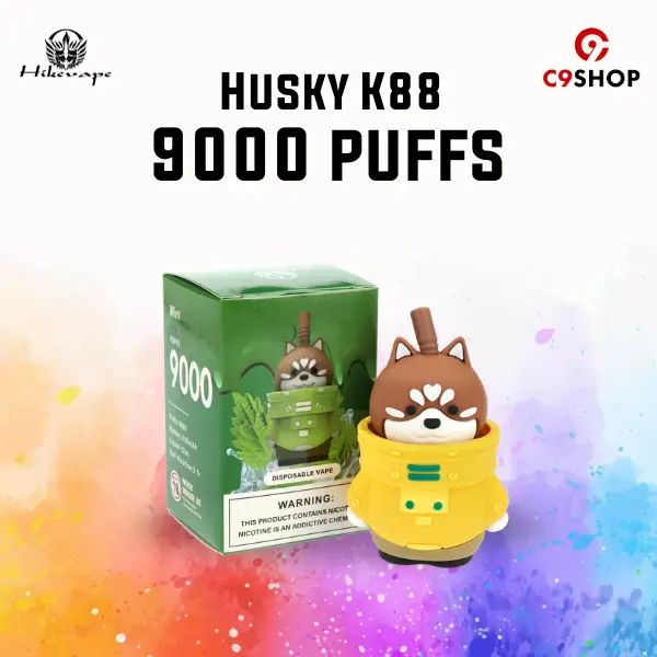 husky k88 9000 puffs mint