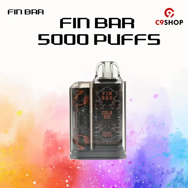 fin bar 5000 puffs cola ice