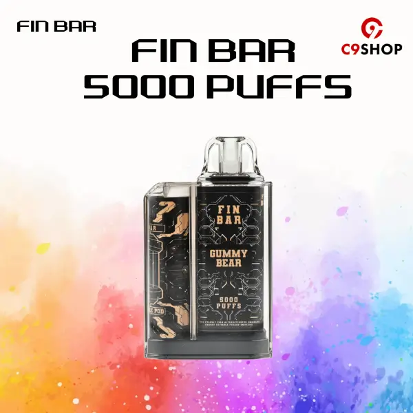 fin bar 5000 puffs gummt bear