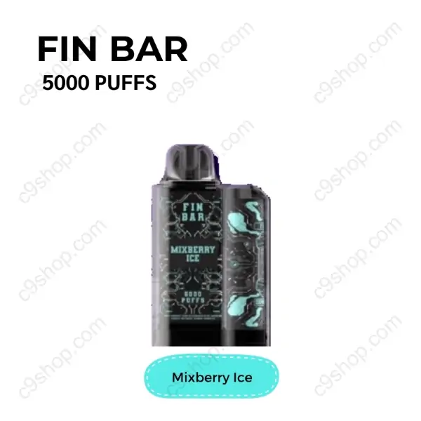 fin bar 5000 puffs mixberry ice