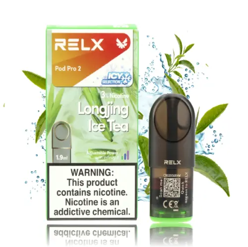 relx pro 2 pod longjing ice tea