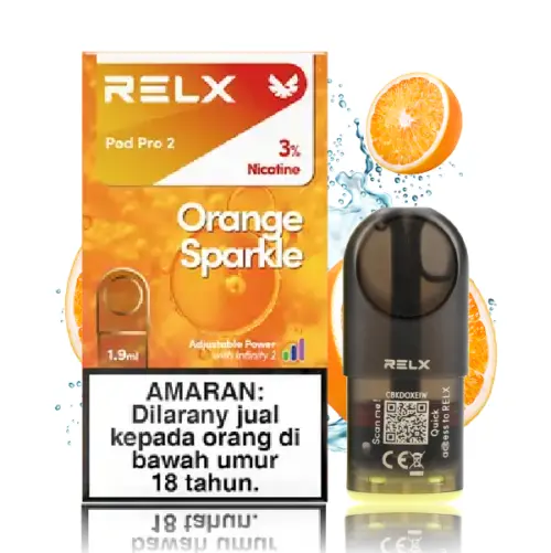 relx pro 2 pod orange sparkle