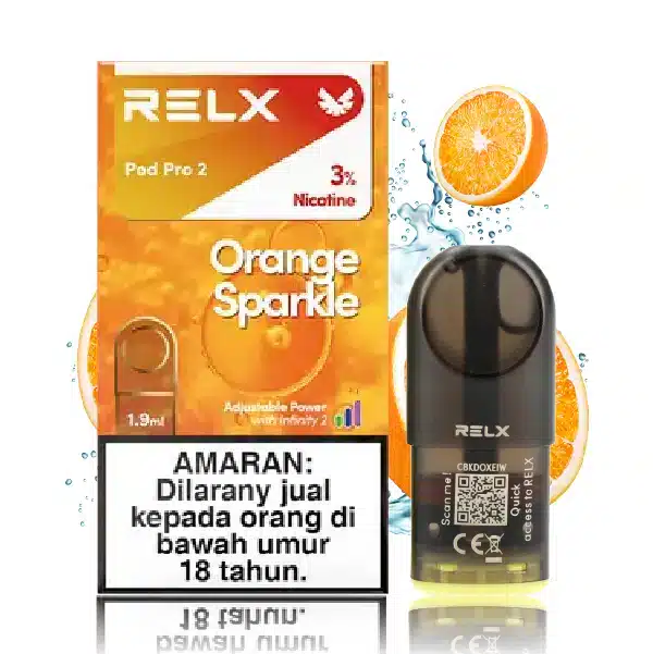 relx pro 2 pod orange sparkle