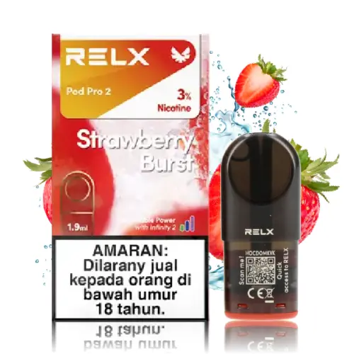 relx pro 2 pod strawberry burst