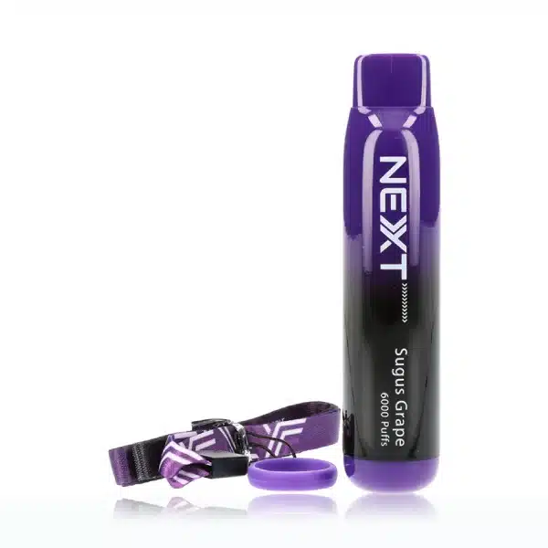 next disposable 6000puffs pod limited edition sugus grape
