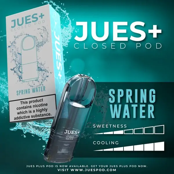 jues pod plus spring water